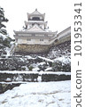 白雪覆蓋的高知城 101953341