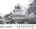 白雪覆蓋的高知城 101953342