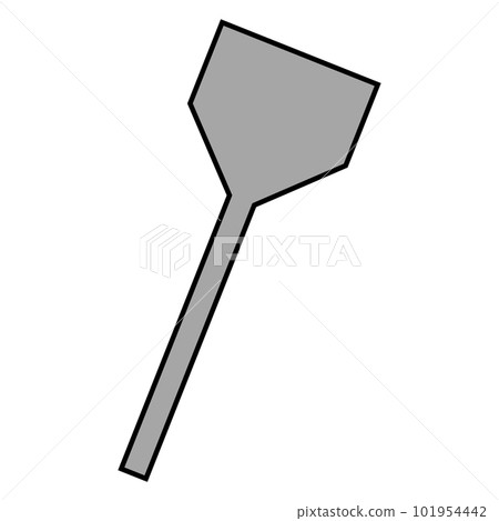 Illustration of spatula essential for teppanyaki Illustration of spatula essential for teppanyaki 101954442
