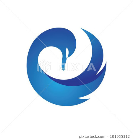 Swan logo images illustration Swan logo images illustration 101955312