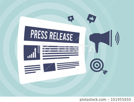 Press release, mass media with online news publication. Online press media, tabloid with headline. News Publication and Online Press Media to Reach a Wider Audience. Journalistic design element Press release, mass media with online news publication. Online press media, tabloid with headline. News Publication and Online Press Media to Reach a Wider Audience. Journalistic design element 101955850