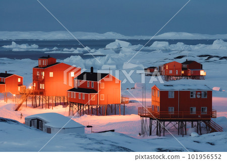 arctic explorer station. Generative AI arctic explorer station. Generative AI 101956552