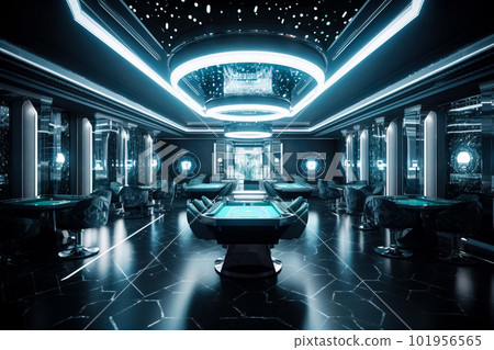 luxury casino interior. Generative AI luxury casino interior. Generative AI 101956565