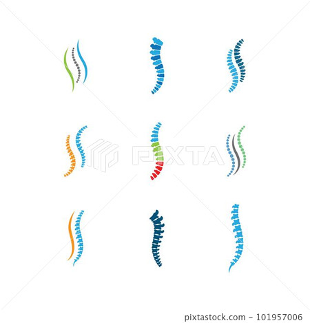 Spine vector icon 101957006