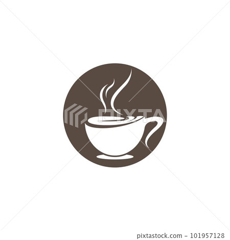 Coffee cup symbol vector icon Coffee cup symbol vector icon 101957128