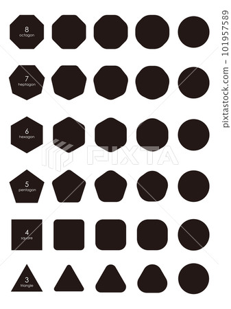 Transform from polygon to circle 101957589