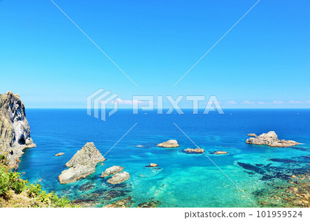 Hokkaido Blue Island and Blue Sea Island Takeshi Coast 101959524