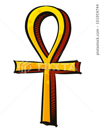 Egyptian The Ankh painting 101959744