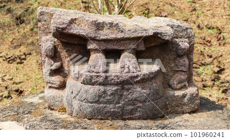Broken statue of Lord Buddha in Lalitgiri Buddhist Site, one of the Earliest Buddhist Site in Orrisa, cultural sequence starting from the post Mauryan period 322 to 185 BC, Odisha, India Broken statue of Lord Buddha in Lalitgiri Buddhist Site, one of the Earliest Buddhist Site in Orrisa, cultural sequence starting from the post Mauryan period 322 to 185 BC, Odisha, India 101960241