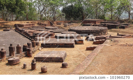 Ruin View of Chaityagriha Stupa Complex, Lalitgiri, Cuttack, Odisha, India. Ruin View of Chaityagriha Stupa Complex, Lalitgiri, Cuttack, Odisha, India. 101960270