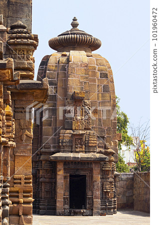 Small Temple in the Campus of Brahmeswara Temple, Bhubaneshwar, Odisha, India. Small Temple in the Campus of Brahmeswara Temple, Bhubaneshwar, Odisha, India. 101960472