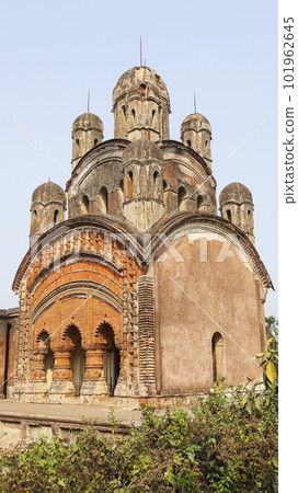 View of Nabaratna Temple Complex, Pathra, West Bengal, India. 101962645