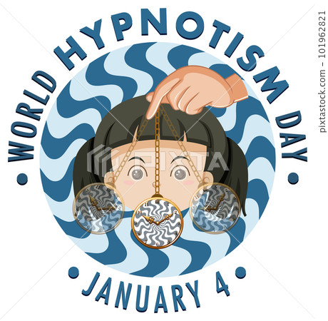 World hypnotism day January icon World hypnotism day January icon 101962821