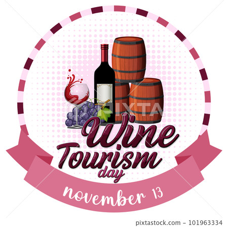 Wine Tourism Day Banner Design Wine Tourism Day Banner Design 101963334