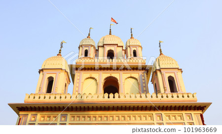Temple Dome of Sarbamangla Temple, Burdwan, West Bengal, India. 101963669