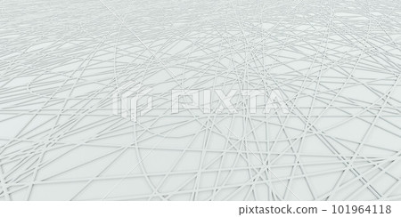 abstract white background with geometric shapes and lines 3d render illustration 101964118