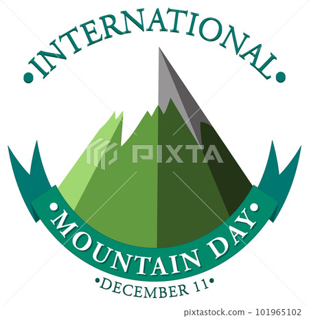 International Mountain Day Poster Template 101965102