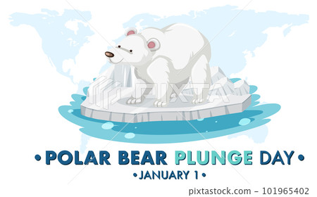 Polar Bear Plunge Day January icon 101965402