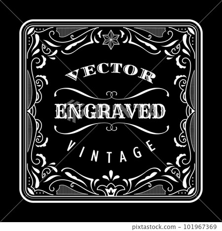 Western hand drawn blackboard retro badge banners vector Western hand drawn blackboard retro badge banners vector 101967369