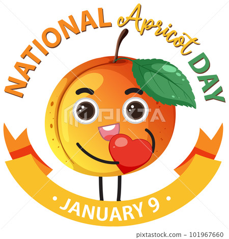 National apricot day icon National apricot day icon 101967660