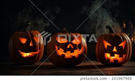 Halloween Day Background. Illustration AI Generative Halloween Day Background. Illustration AI Generative 101967989
