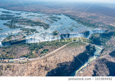 Aerial View of Victoria Falls 101969492