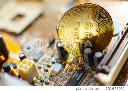 Electronic circuit blur. Blur electronic circuit close up computer Electronic circuit blur. Blur electronic circuit close up computer 101972031