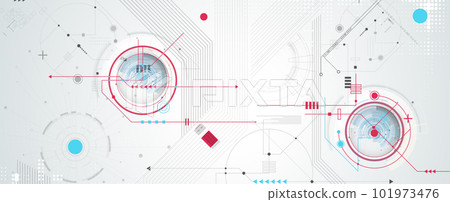 Abstract circuit board futuristic technology processing background Abstract circuit board futuristic technology processing background 101973476