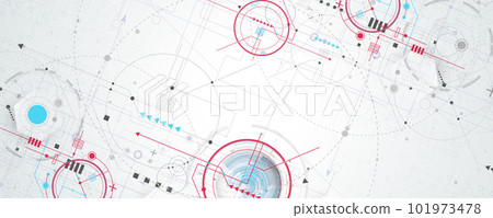 Abstract circuit board futuristic technology processing background Abstract circuit board futuristic technology processing background 101973478