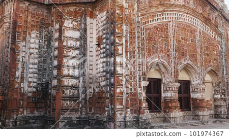 Rear View of Lalji Temple, Kalna, West Bengal, India. Rear View of Lalji Temple, Kalna, West Bengal, India. 101974367