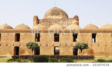Backside View of Murshid Kuli Khan Mosque, Murshidabad, West Bengal, India. 101974538