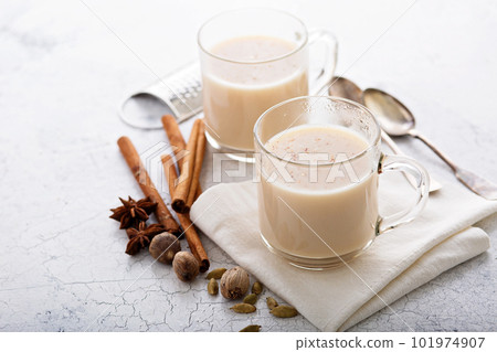 Masala tea with winter spices 101974907