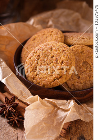 Cinnamon snickerdoodle cookies Cinnamon snickerdoodle cookies 101975479