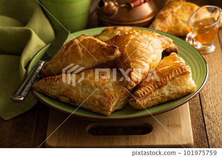 Cheese savory pastries 101975759