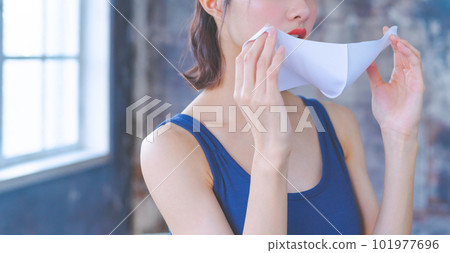 Woman in mask Woman in mask 101977696