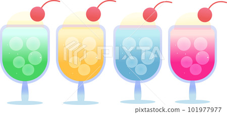 Summer color cream soda Summer color cream soda 101977977