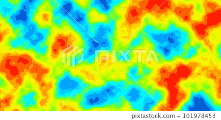 Abstract rainbow vector heatmap of hot and cold distribution background Abstract rainbow vector heatmap of hot and cold distribution background 101978453