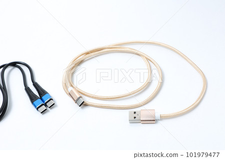 Cable, USB cable, USB, OA equipment, digital, personal computer, business, connection, connector, power supply 101979477