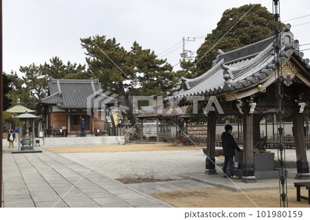 Tied Jizo Narihirayama Nanzoin Temple Tied Jizo Narihirayama Nanzoin Temple 101980159