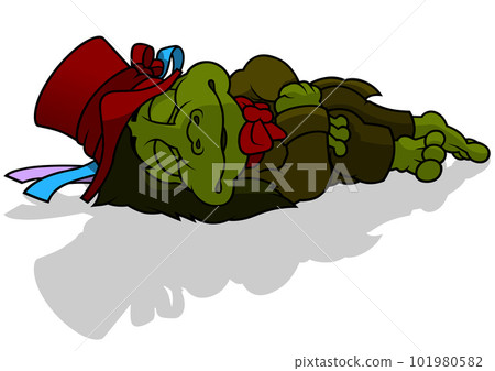 Green Waterman Sleeping on the Ground Green Waterman Sleeping on the Ground 101980582