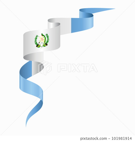 Guatemalan flag wavy abstract background. Vector illustration. Guatemalan flag wavy abstract background. Vector illustration. 101981914