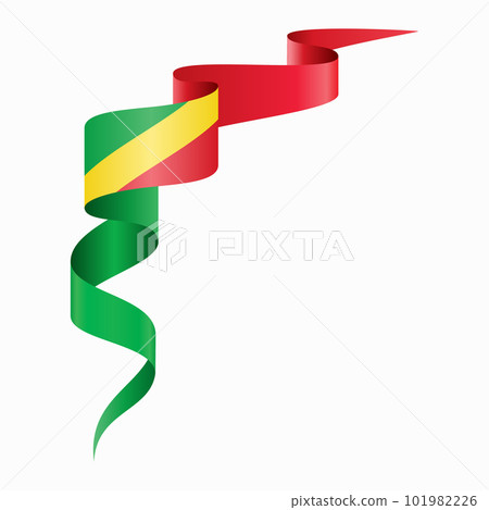 Congolese flag wavy abstract background. Vector illustration. Congolese flag wavy abstract background. Vector illustration. 101982226