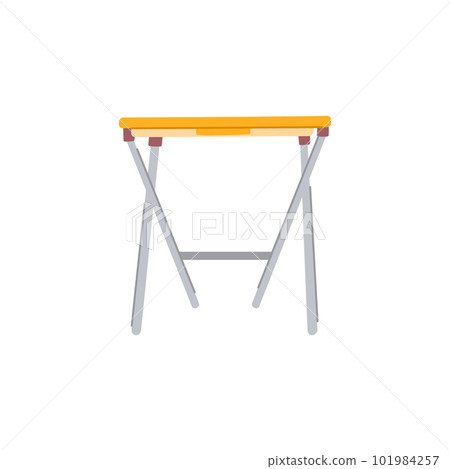 empty folding table cartoon vector illustration 101984257