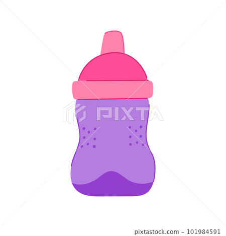 training sippy cup cartoon vector illustration training sippy cup cartoon vector illustration 101984591