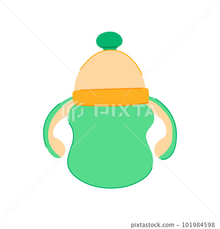 straw sippy cup cartoon vector illustration straw sippy cup cartoon vector illustration 101984598