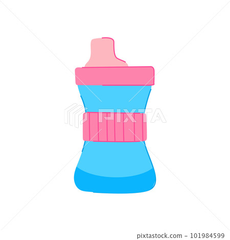 feeding sippy cup cartoon vector illustration feeding sippy cup cartoon vector illustration 101984599