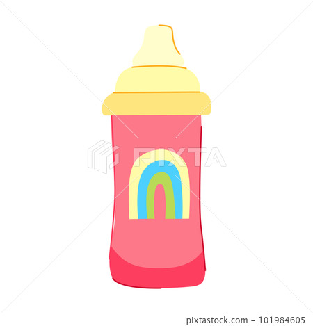 kid sippy cup cartoon vector illustration kid sippy cup cartoon vector illustration 101984605
