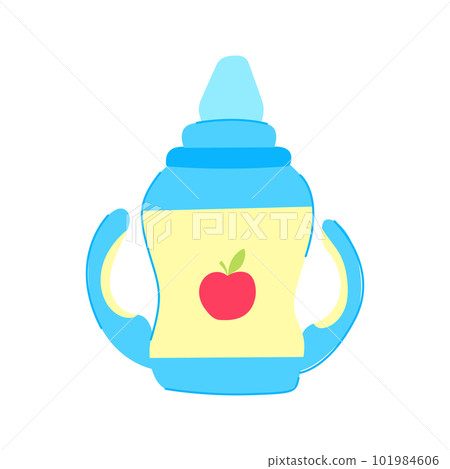 bottle sippy cup cartoon vector illustration bottle sippy cup cartoon vector illustration 101984606