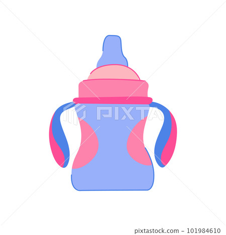 baby sippy cup cartoon vector illustration baby sippy cup cartoon vector illustration 101984610