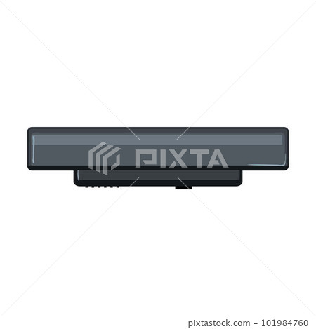 computer laptop battery cartoon vector illustration 101984760